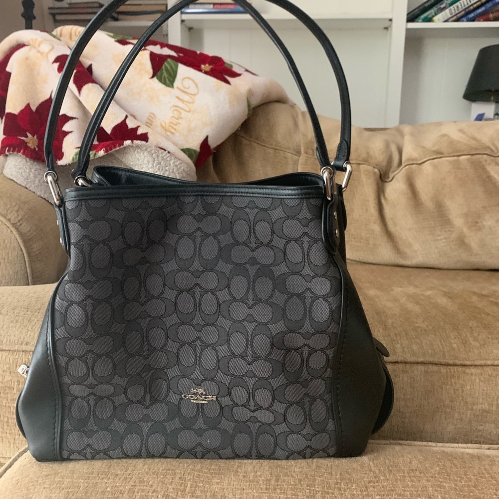 Coach leather bag